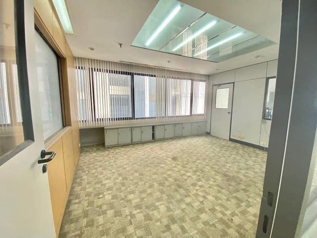 Work room by the windows