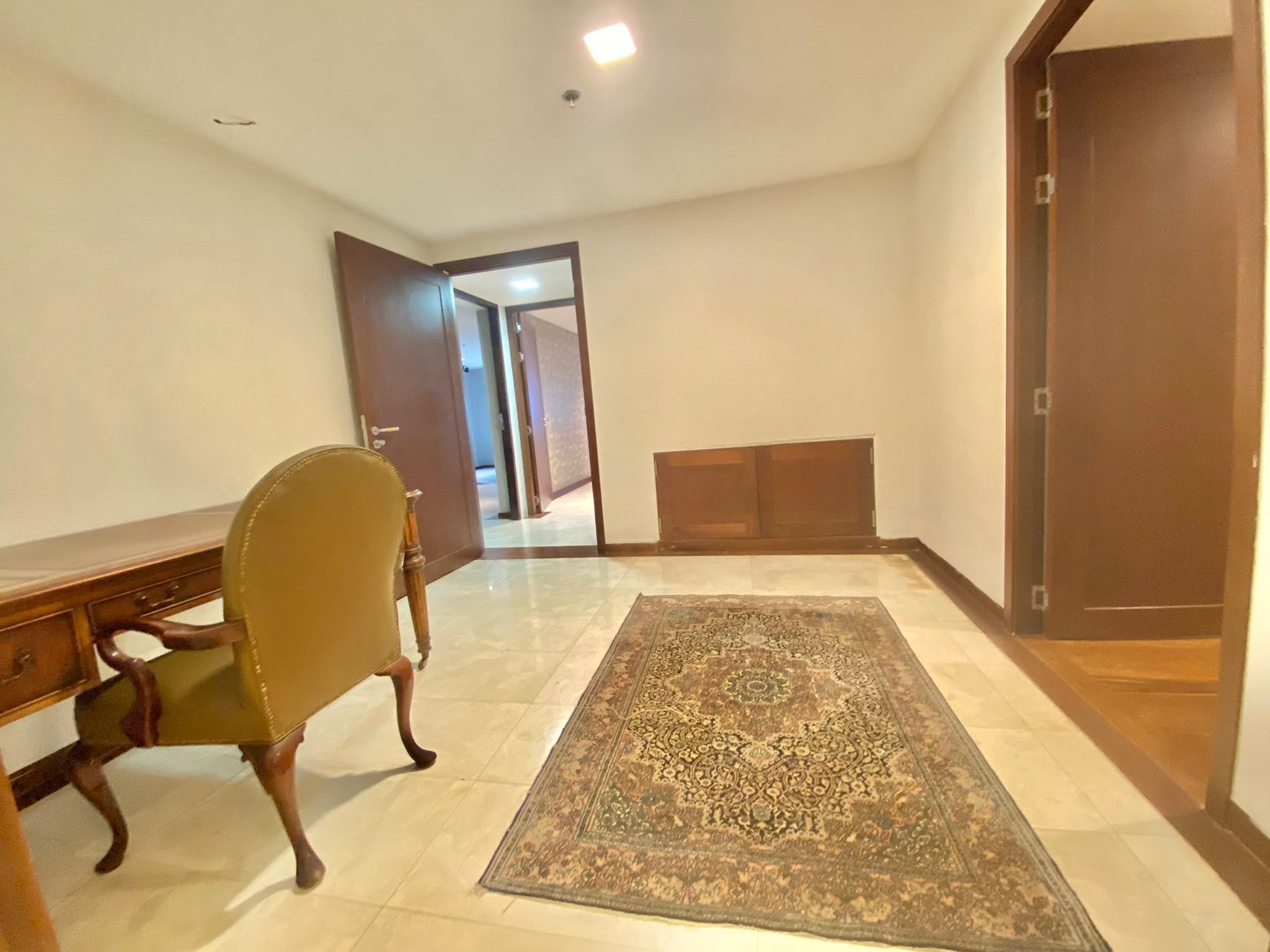 Study corner with writing desk
