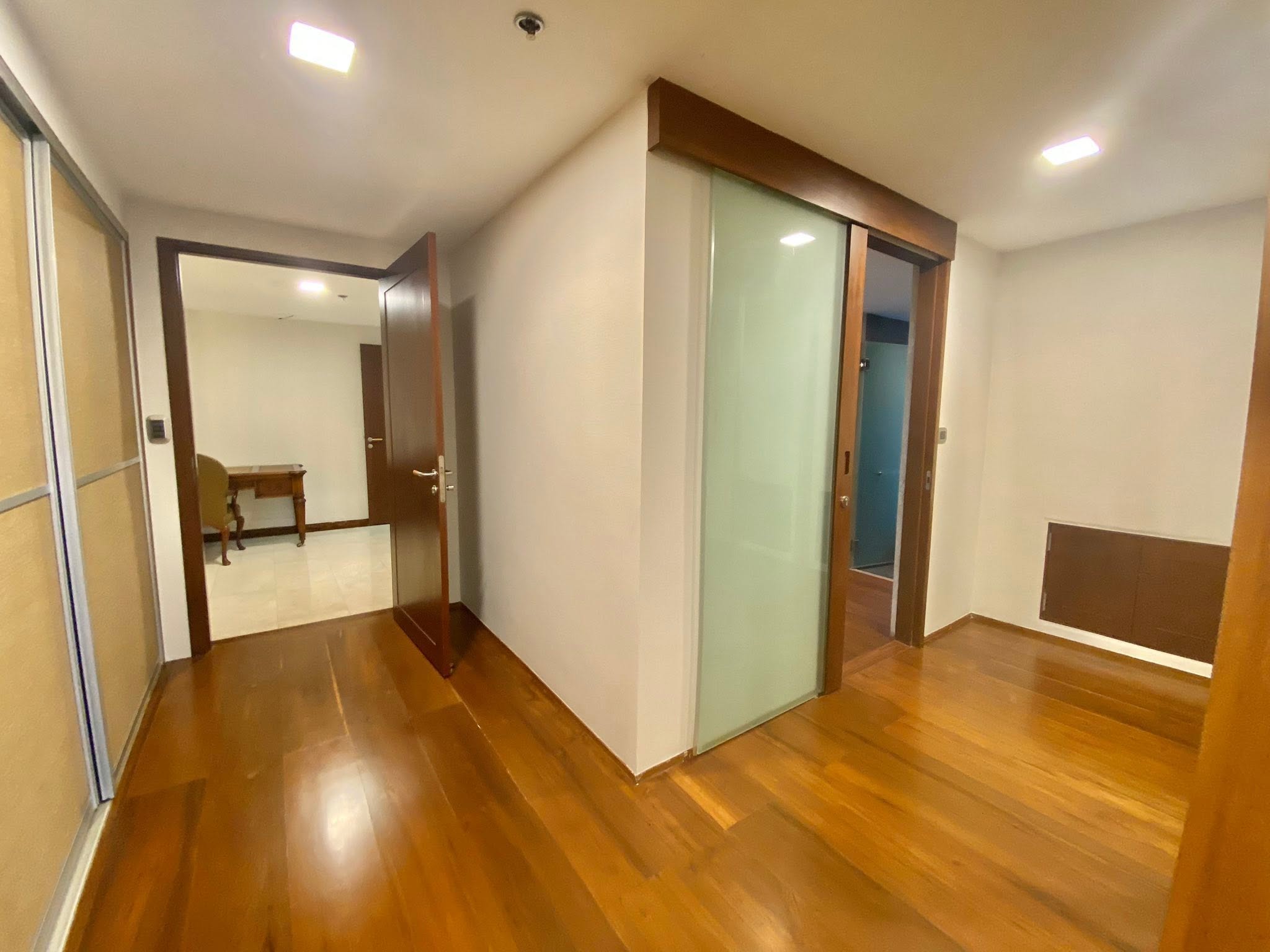 Inner hallway with wood floor