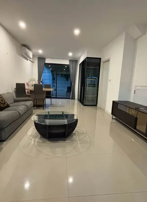 Living room with sofa, Patio Srinakarin-Rama 9 townhome