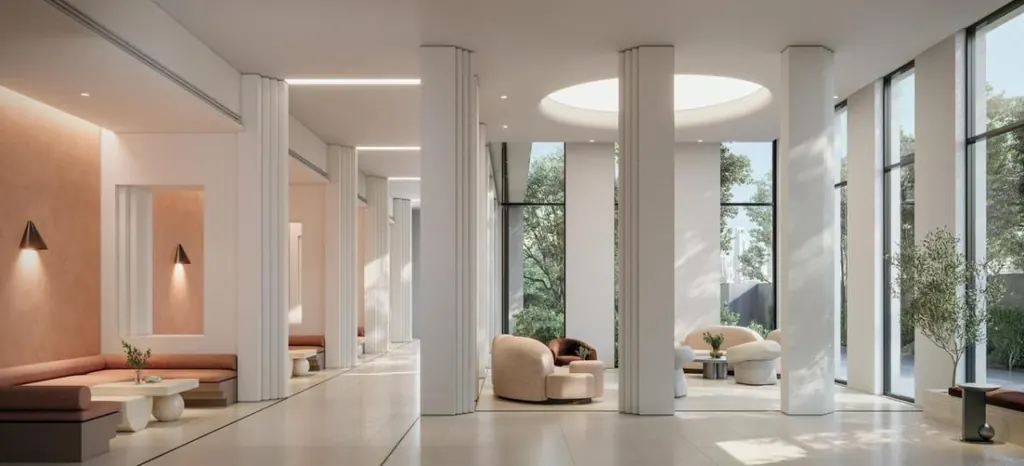 Wohnzimmer der 1-Zimmer-Wohnung (34.55 m²) im Reference Ekkamai