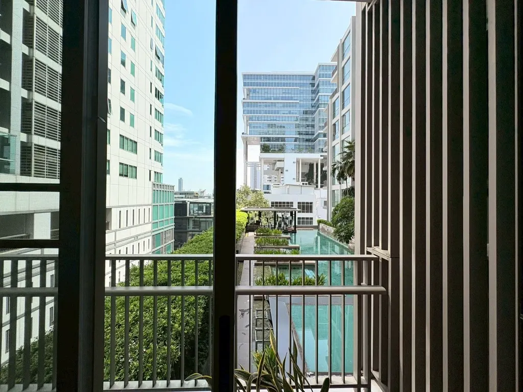 View from the 2-bedroom condo (82 sq.m.) at Quattro By Sansiri