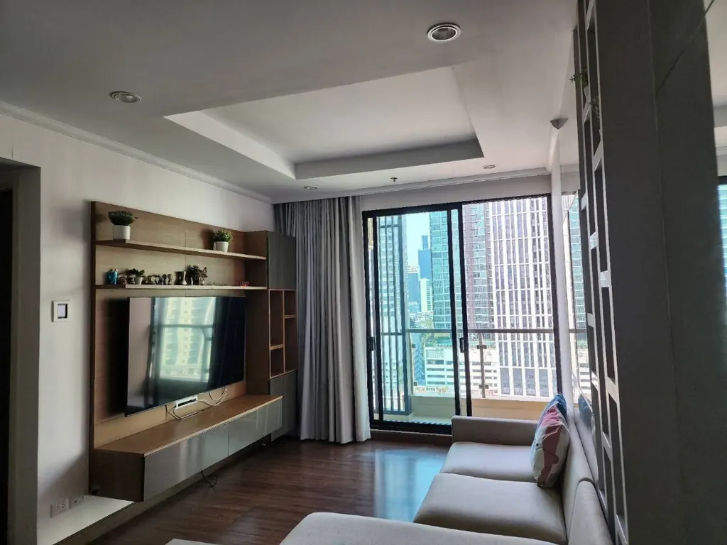 Supalai Elite Sathorn - Suanplu 2卧公寓（98.48平方米）的客厅（视角6）
