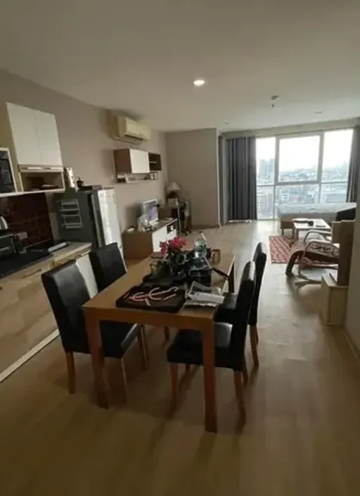 Living room of the 1-bedroom condo (47 sq.m.) at St. Louis Grand Terrace