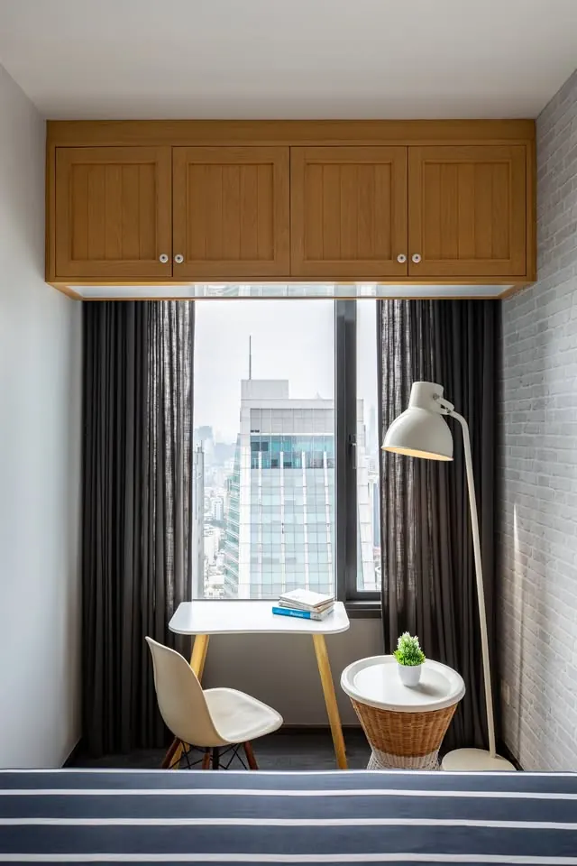 Спальня (вид 3) кондоминиума с 1 спальней (33 кв.м.) в The Edge Sukhumvit 23