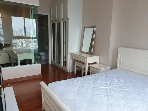 Bedroom of the 1-bedroom condo (41 sq.m.) at Ivy Sathorn 10