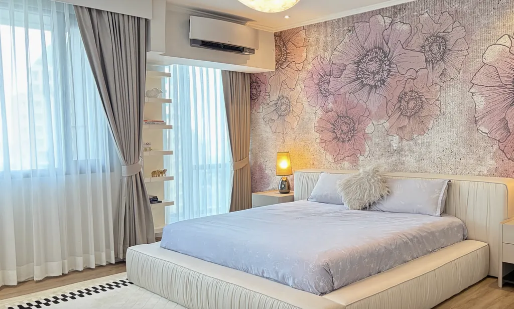 Bedroom (view 2) of the 4-bedroom condo (340 sq.m.) at Baan Piya Sathorn