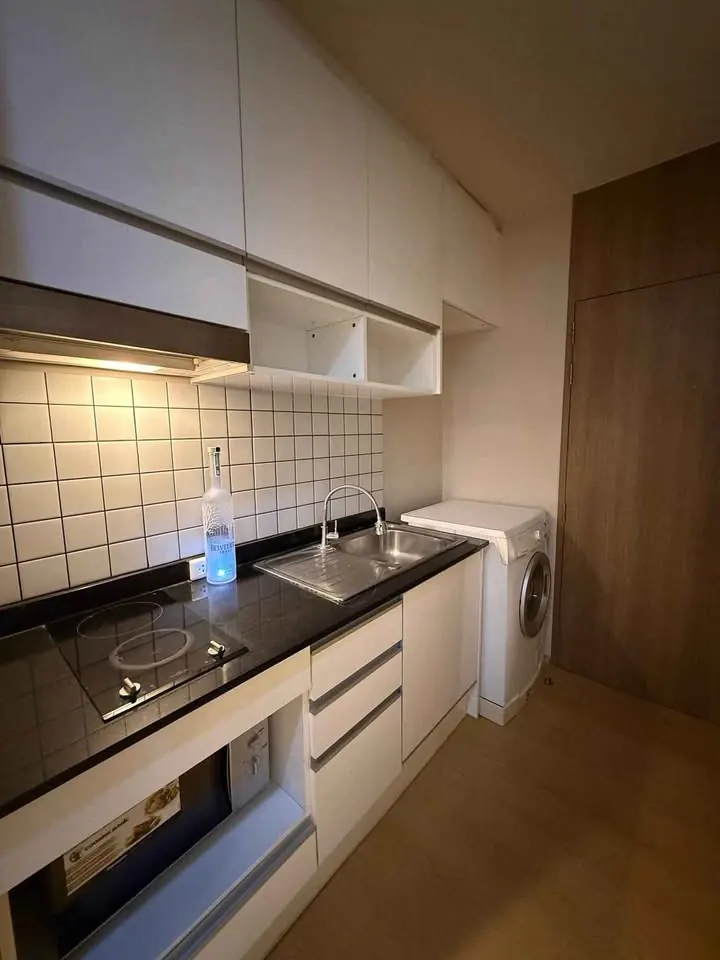 Built-in kitchen with electric hob, sink and washing machine, unit DA-3103248