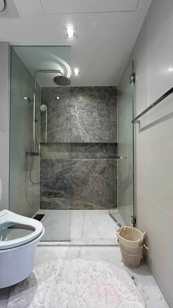 Badezimmer (Ansicht 2) der 1-Zimmer-Wohnung (28.5 m²) im SCOPE Promsri