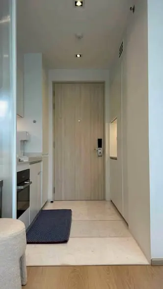 Küche der 1-Zimmer-Wohnung (28.5 m²) im SCOPE Promsri
