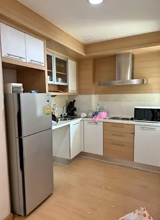 Living room of the 1-bedroom condo (56 sq.m.) at The Bangkok Narathiwas