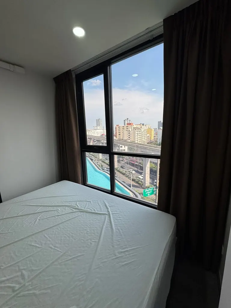 Bedroom (view 2) of the 1-bedroom condo (25.5 sq.m.) at The Origin Ladprao-Bangkapi