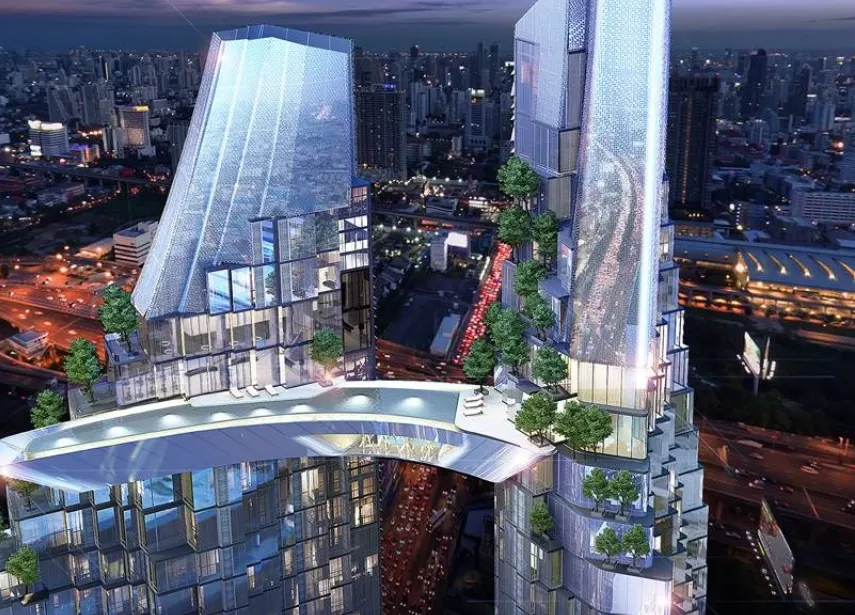Photo 7 of listing DA-3337121: 1-bedroom condo (46.85 sq.m.) at ASHTON Asoke - Rama 9