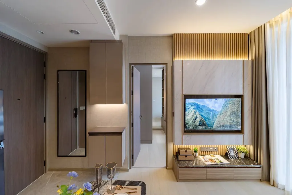 Photo 3 of listing DA-3340927: 1-bedroom condo (32.5 sq.m.) at The Extro Phayathai–Rangnam