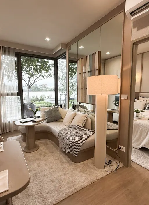 Photo 1 of listing DA-3354393: 1-bedroom condo (34.6 sq.m.) at Reference BAIE River Bangpho