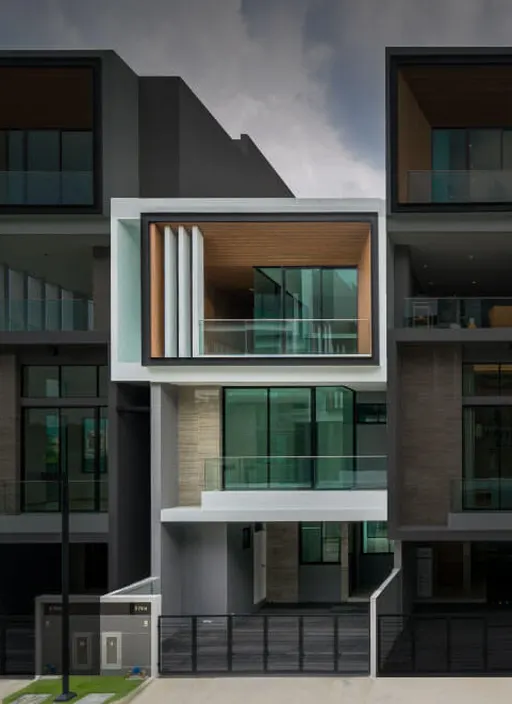 Photo 1 of listing DA-3356383: 3-bedroom townhouse (285 sq.m.) at Nirvana Define Srinakarin-Rama9