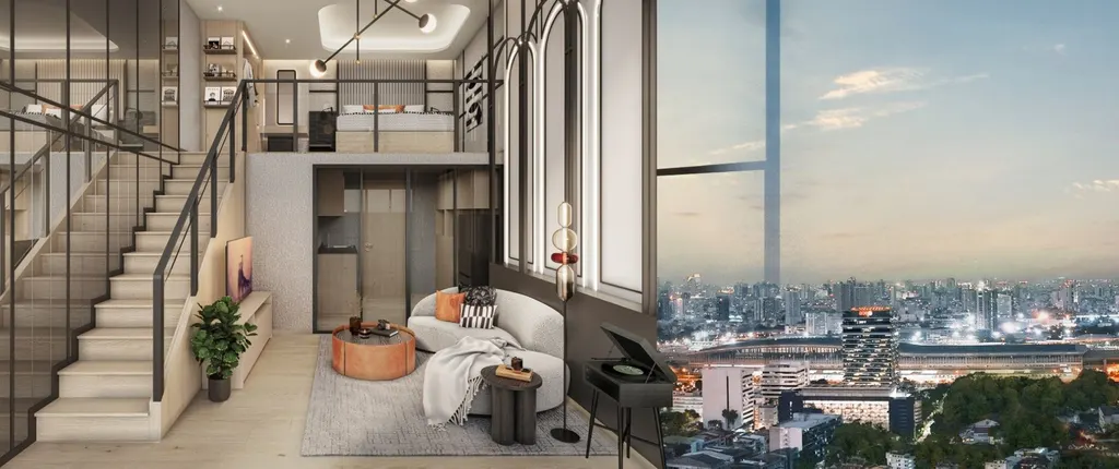 Photo 2 of listing DA-3356498: 1-bedroom condo (25.4 sq.m.) at Origin Place Taopoon Interchange