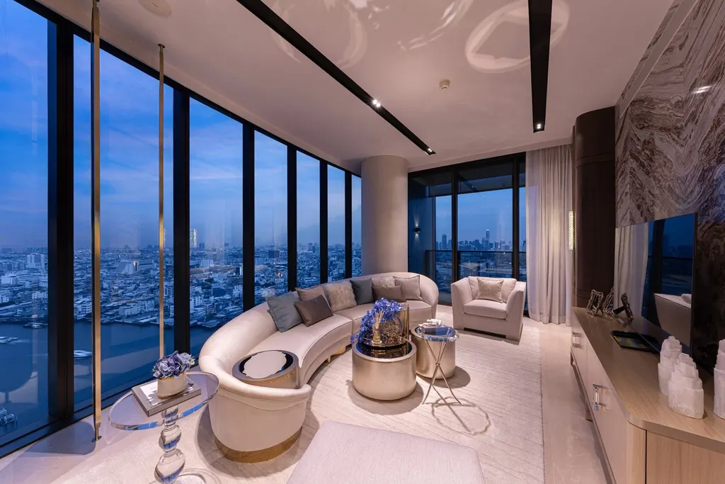 Photo 6 of listing DA-3358285: 2-bedroom condo (178.34 sq.m.) at Banyan Tree Residences Riverside Bangkok