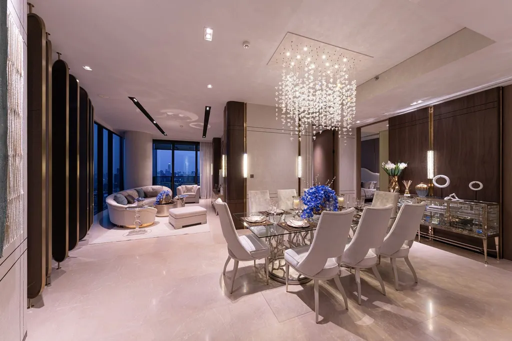 Photo 7 of listing DA-3358285: 2-bedroom condo (178.34 sq.m.) at Banyan Tree Residences Riverside Bangkok