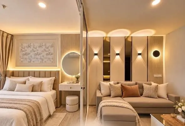 Photo 2 de l'annonce DA-3362583 : condo 1 chambres (28.3 m²) au Regent Home Bangna