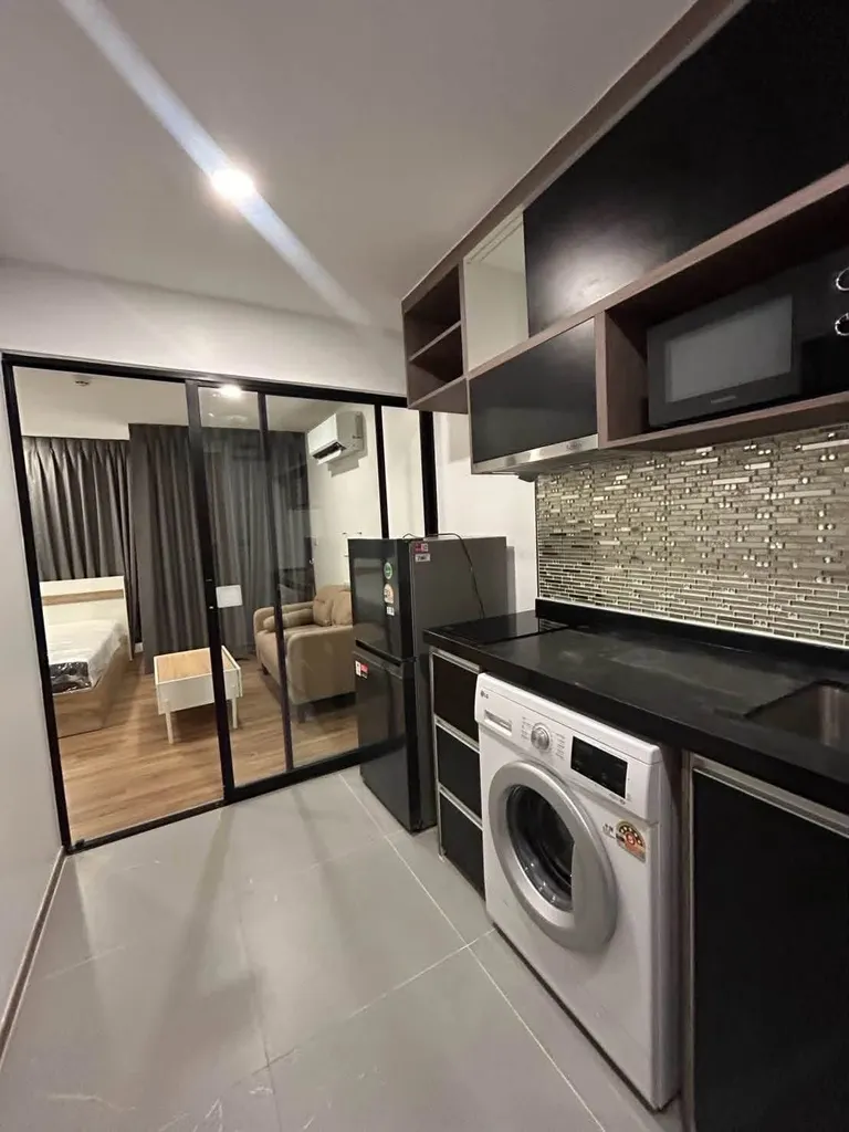 ครัว ของคอนโด 1 ห้องนอน 25 ตร.ม. ไซบิค รัชดา 32