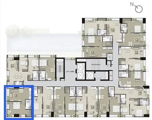 Photo 9 de l'annonce DA-3363460 : condo 1 chambres (54 m²) au Noble Refine Prompong