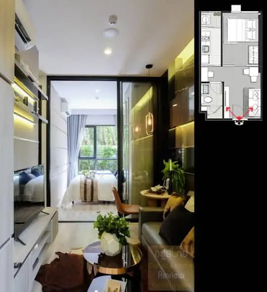 ภาพที่ 3 จากประกาศ DA-3363481 คอนโด 1 ห้องนอน 27 ตร.ม. ไนท์บริดจ์ ไพร์ม อ่อนนุช