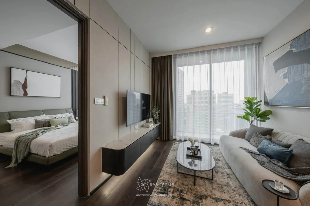 Photo 6 of listing DA-3363492: 1-bedroom condo (46 sq.m.) at Laviq Sukhumvit 57