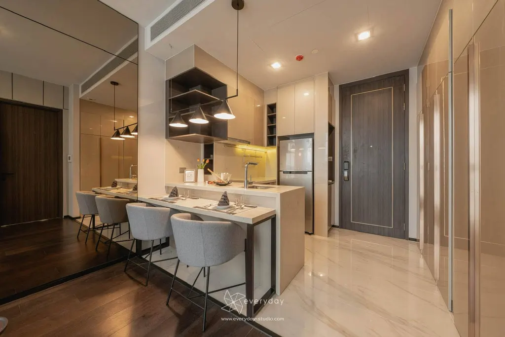 Photo 9 of listing DA-3363492: 1-bedroom condo (46 sq.m.) at Laviq Sukhumvit 57
