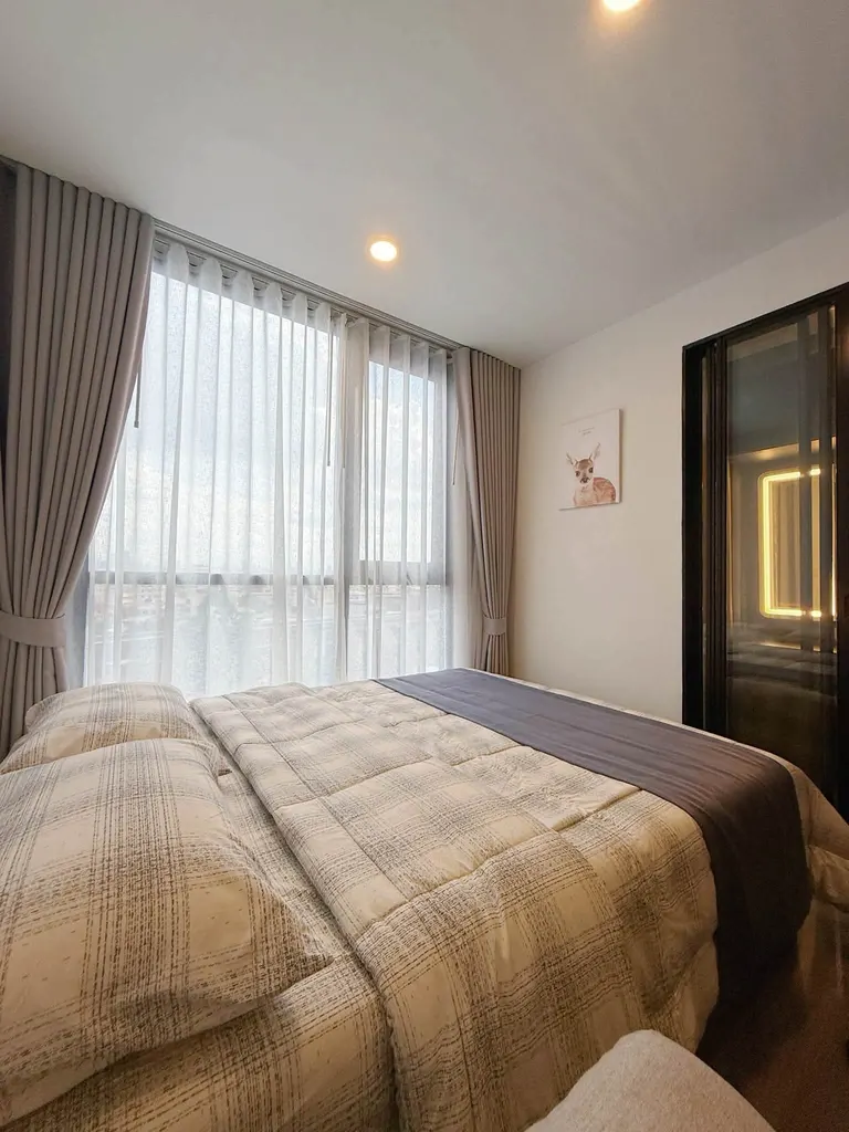 Bedroom (view 2) of the 1-bedroom condo (26 sq.m.) at The Origin Ladprao-Bangkapi