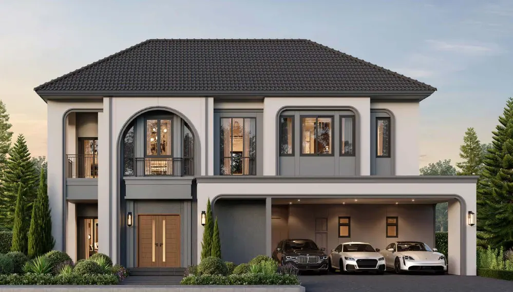 Photo 2 of listing DA-3369336: 4-bedroom house (338 sq.m.) at Bangkok Boulevard Ramintra-Watcharapol