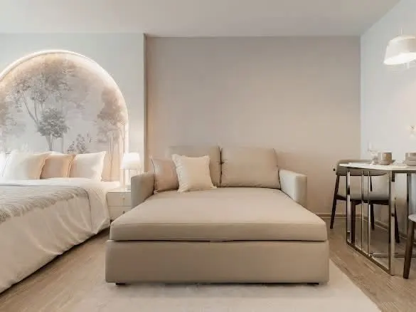 Bedroom (view 2) of the 1-bedroom condo (28 sq.m.) at Regent Home Bangna