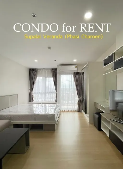 Photo 1 of listing DA-3376810: 1-bedroom condo (29 sq.m.) at Supalai Veranda Phasi Charoen Station