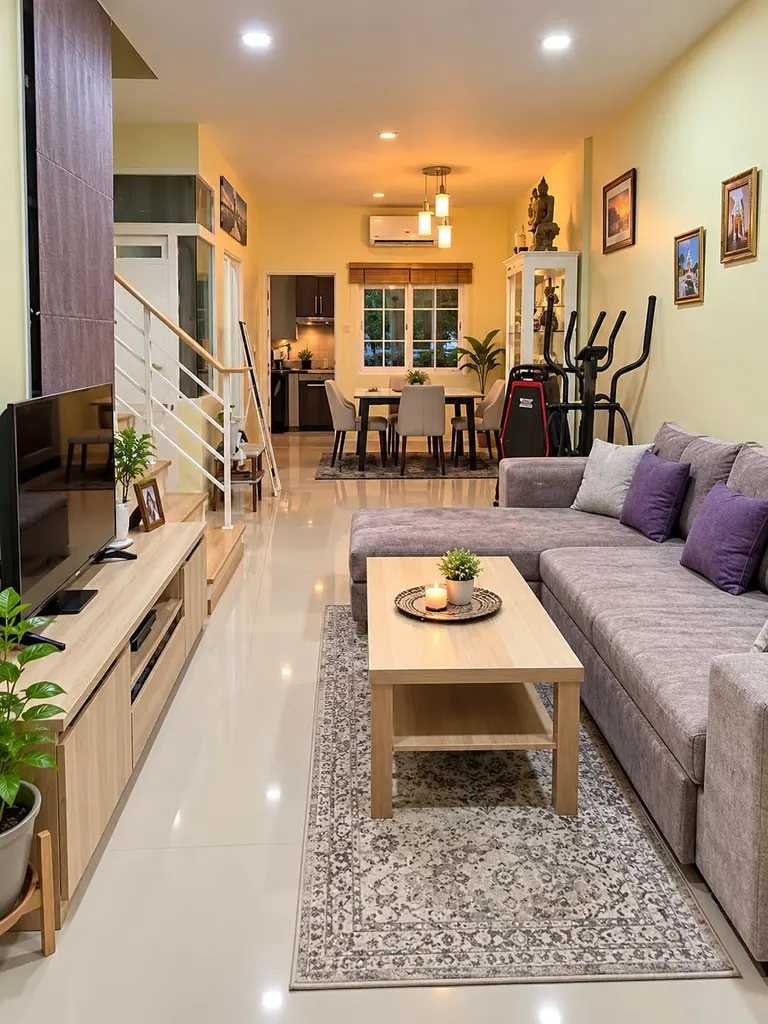 Photo 1 of listing DA-3381719: 3-bedroom townhouse (120 sq.m.) at Golden Town Rama 9-Krungthepkreetha