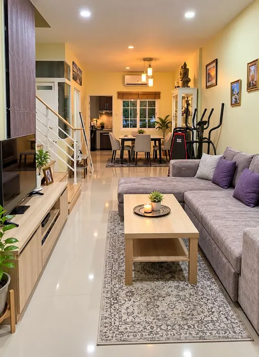 Photo 1 of listing DA-3381719: 3-bedroom townhouse (120 sq.m.) at Golden Town Rama 9-Krungthepkreetha