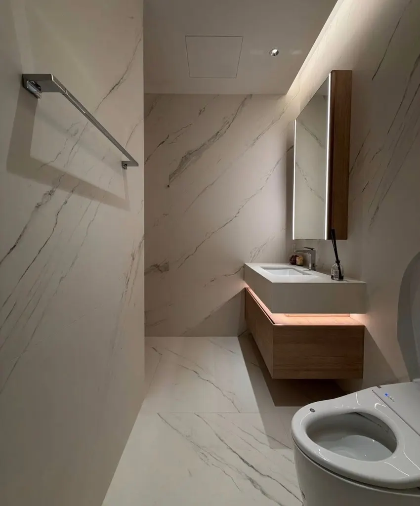 Baño del apartamento de 1 dormitorio (51.6 m²) en EI8HTEEN SEVEN - One Bangkok