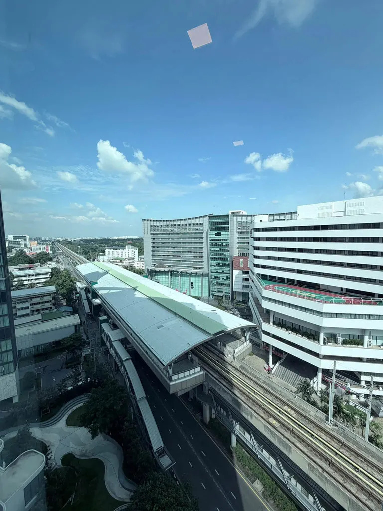 View from the 1-bedroom condo (30.4 sq.m.) at COBE Kaset-Sripatum