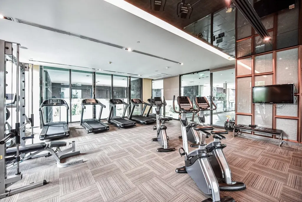 Shared gym at The Address Sathorn