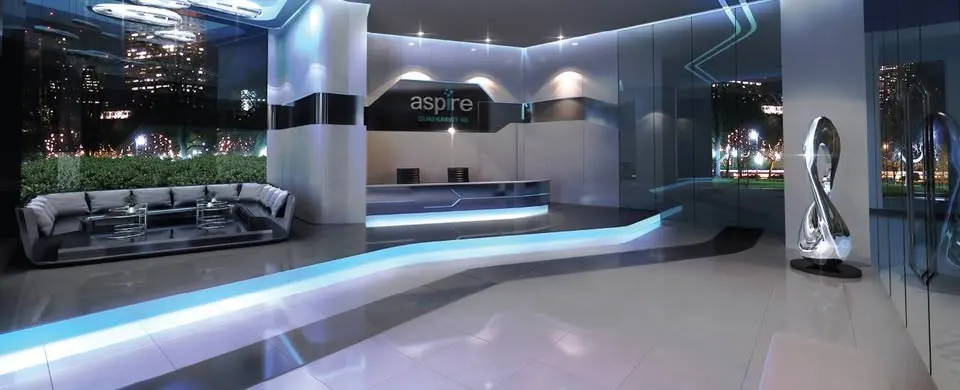 Shared swimming pool at Aspire Sukhumvit 48