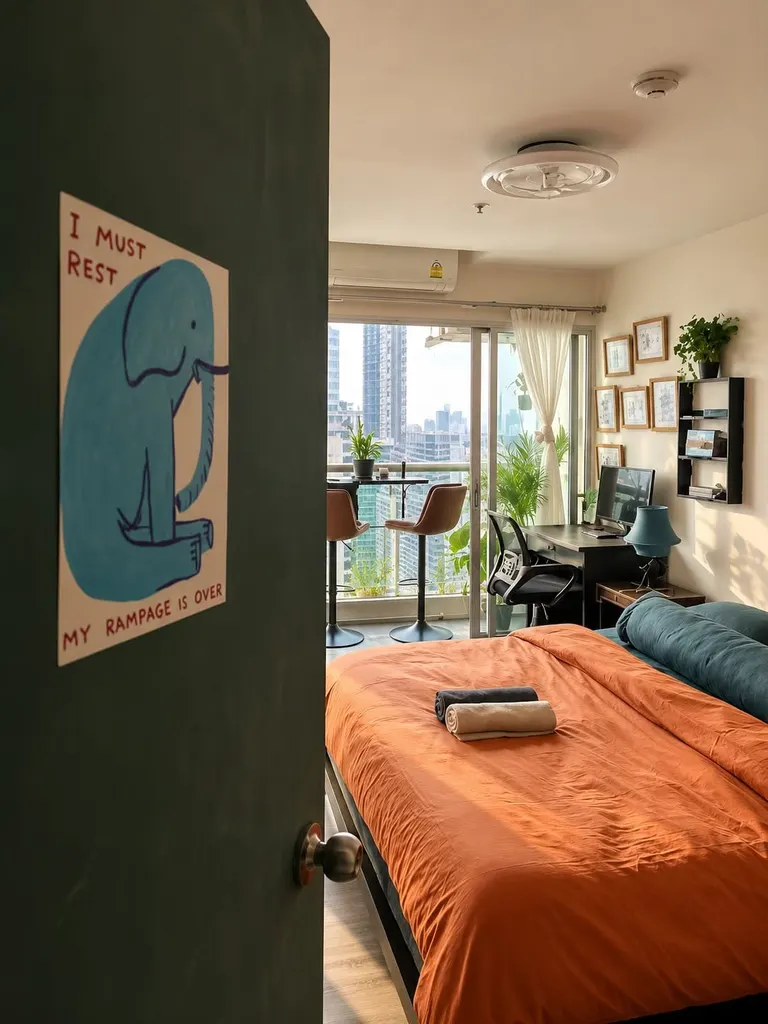 房源 DA-3405853 的第 4 张照片：Silom Suite Condominium 3 卧公寓（100 平方米）