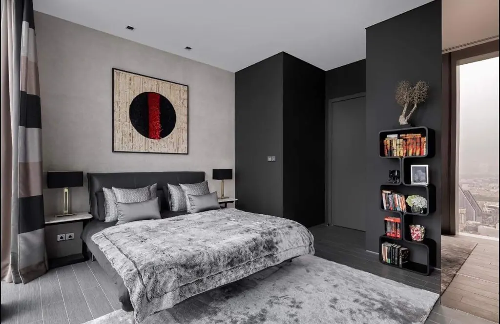 Bedroom of the 2-bedroom condo (234 sq.m.) at The Ritz-Carlton Residences Bangkok