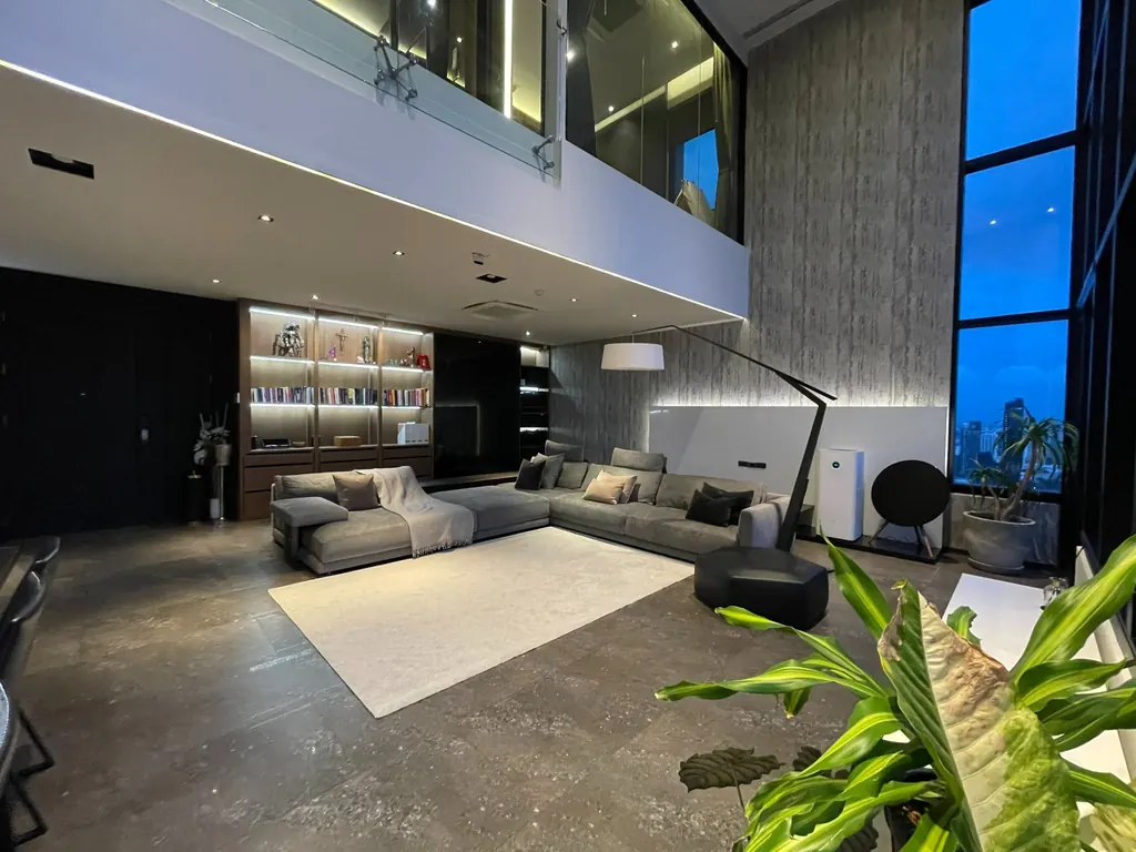 Living room (view 3) of the 2-bedroom condo (234 sq.m.) at The Emporio Place