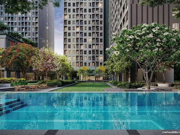 Photo from a listing at Lumpini Ville Charan - Fai Chai