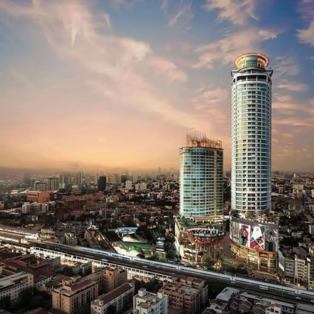 The Sky Walk Residences building